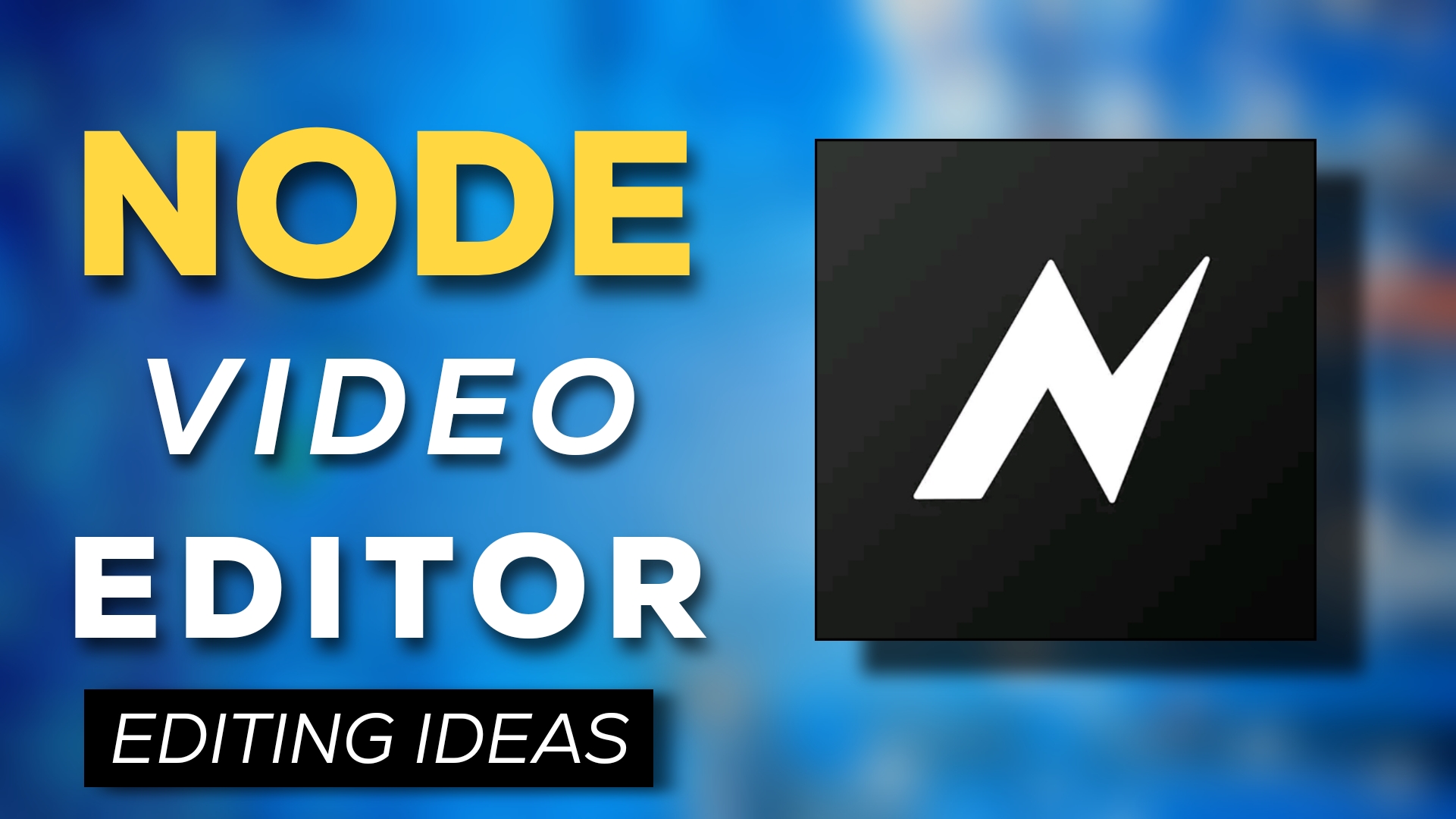 Node video editor tricks